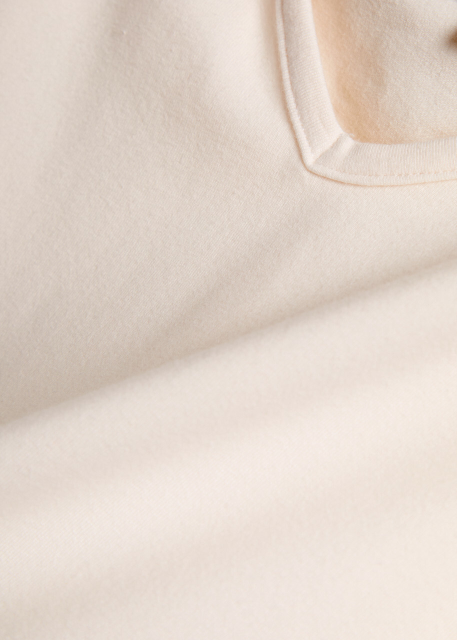Reformation Wren Stretch-cotton top Cream