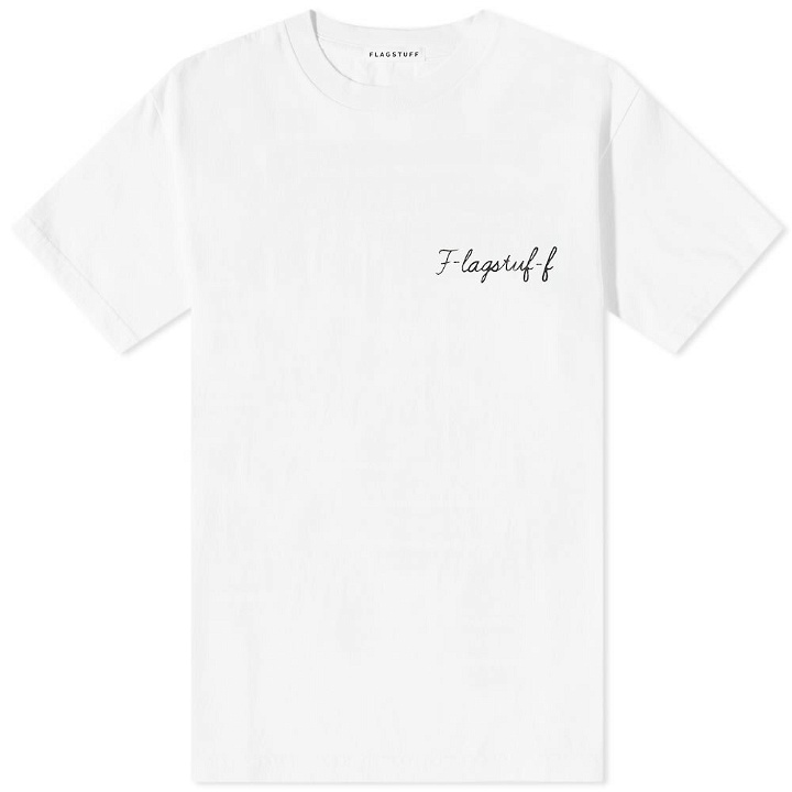 Photo: Flagstuff x Kakusen-En Agrave T-Shirt in White