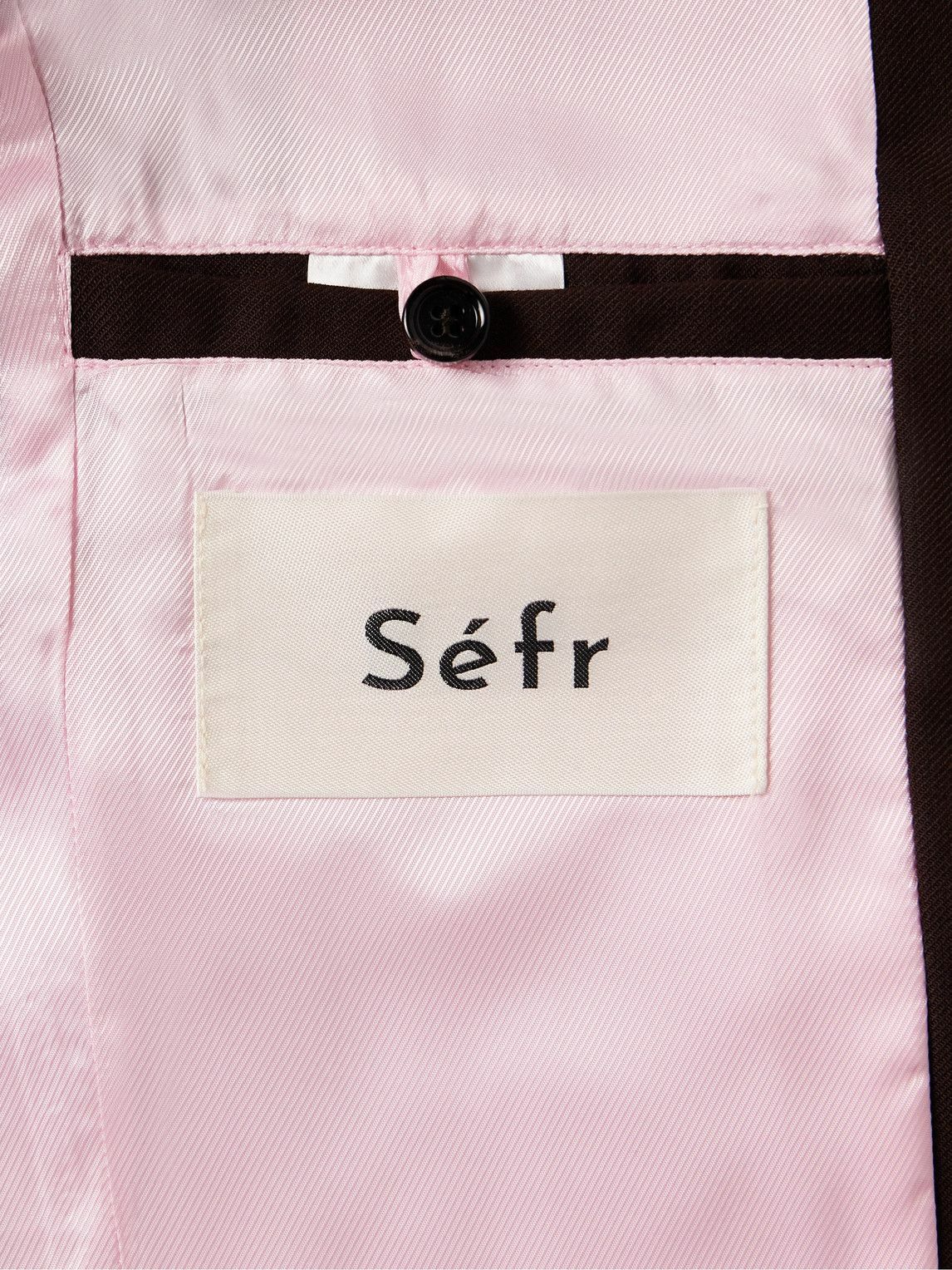 Séfr - Seydou Twill Blazer - Brown