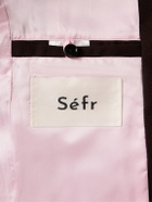Séfr - Seydou Twill Blazer - Brown