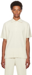 Homme Plissé Issey Miyake Off-White Monthly Color June Polo