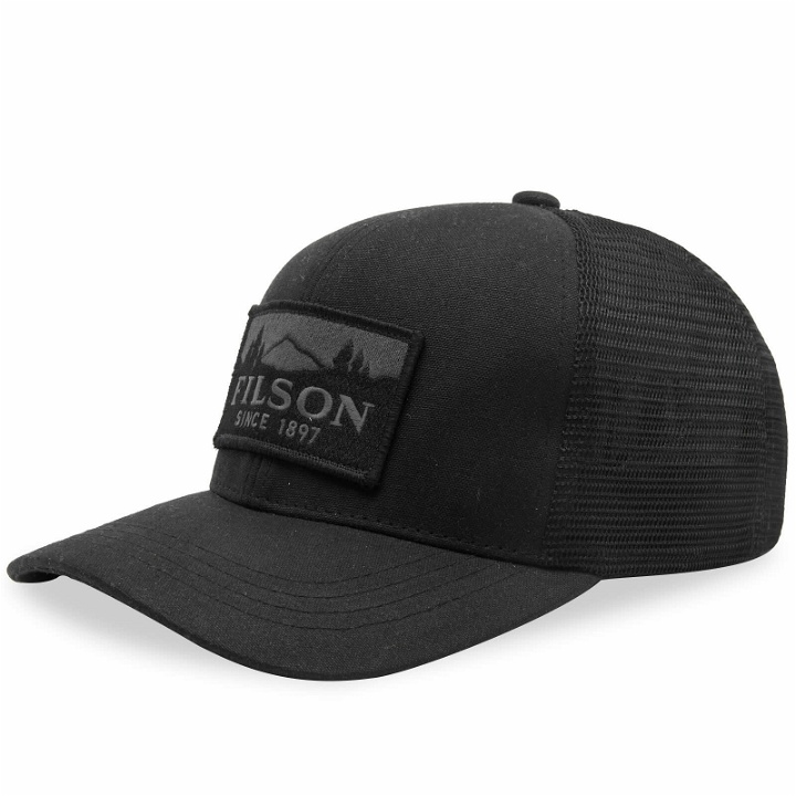 Photo: Filson Men's Mesh Logger Cap in Black