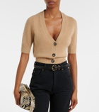 Jardin des Orangers Cropped cashmere cardigan