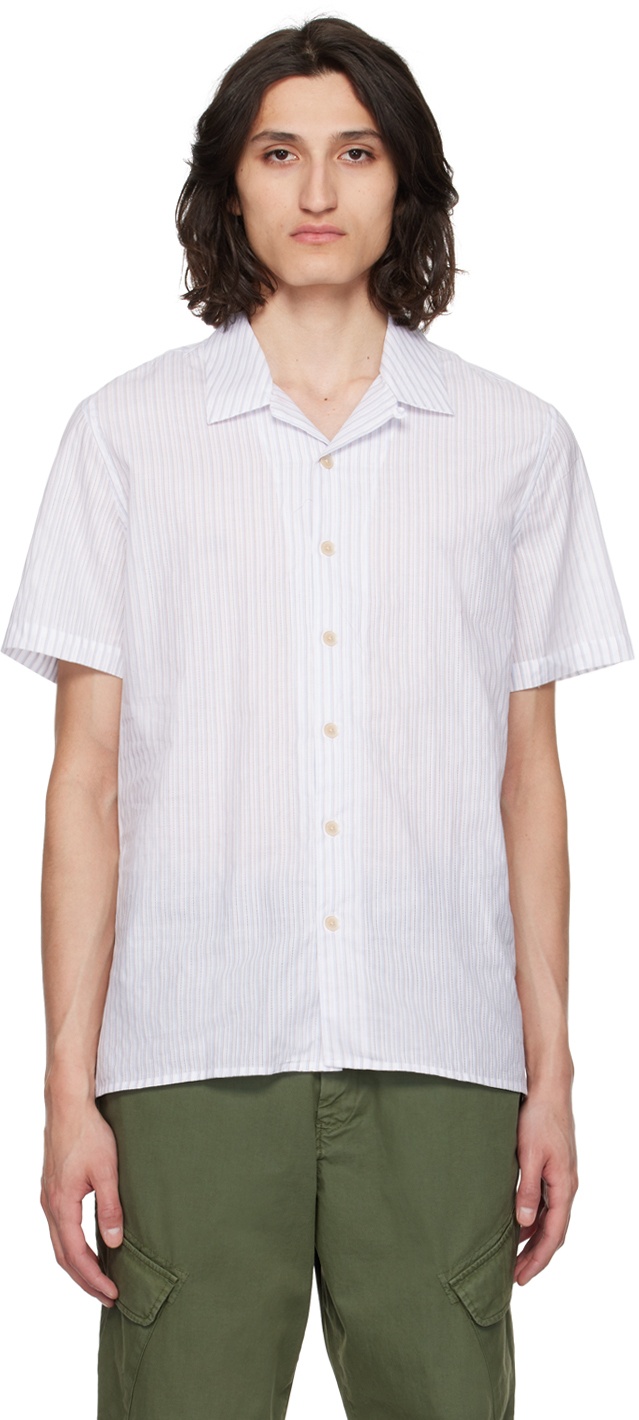Photo: PS by Paul Smith White Striped Shirt