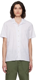 PS by Paul Smith White Striped Shirt