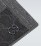 Gucci GG Canvas and leather card holder