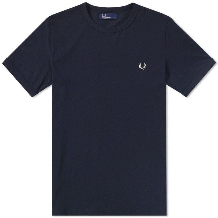 Photo: Fred Perry Ringer Tee Blue
