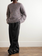 Jil Sander - Metallic Knitted Sweater - Gray