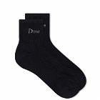 Dime Men's Classic Logo Socks in Black