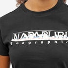 Napapijri Women's Rope Logo Baby T-Shirt in Black
