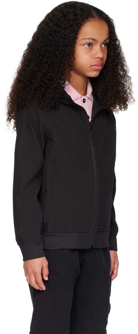 Kids black waterproof sales coat