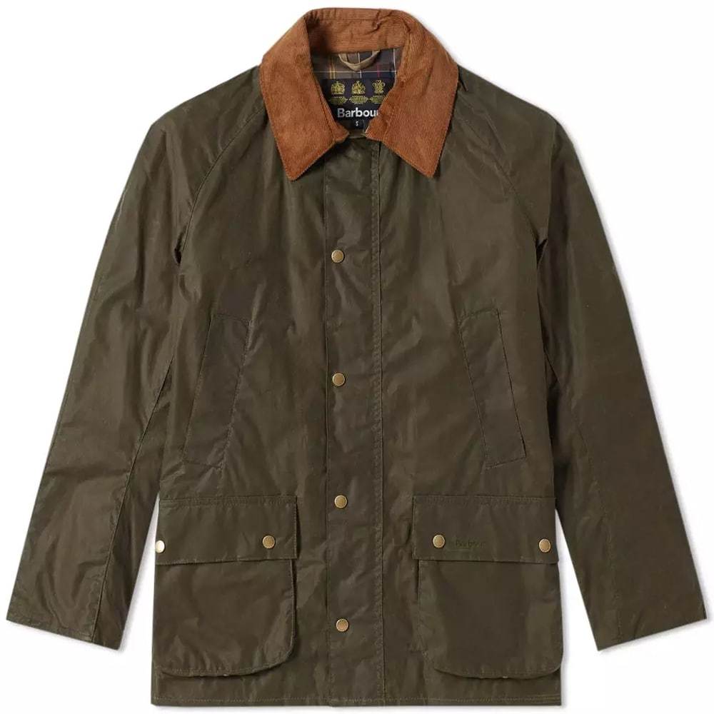 Barbour ashby wax clearance jacket green