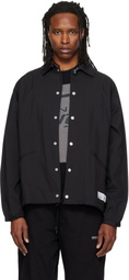 Neighborhood Black Classic Windbreaker Jacket