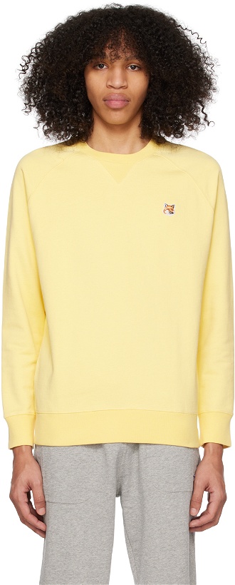 Photo: Maison Kitsuné Yellow Fox Head Sweatshirt