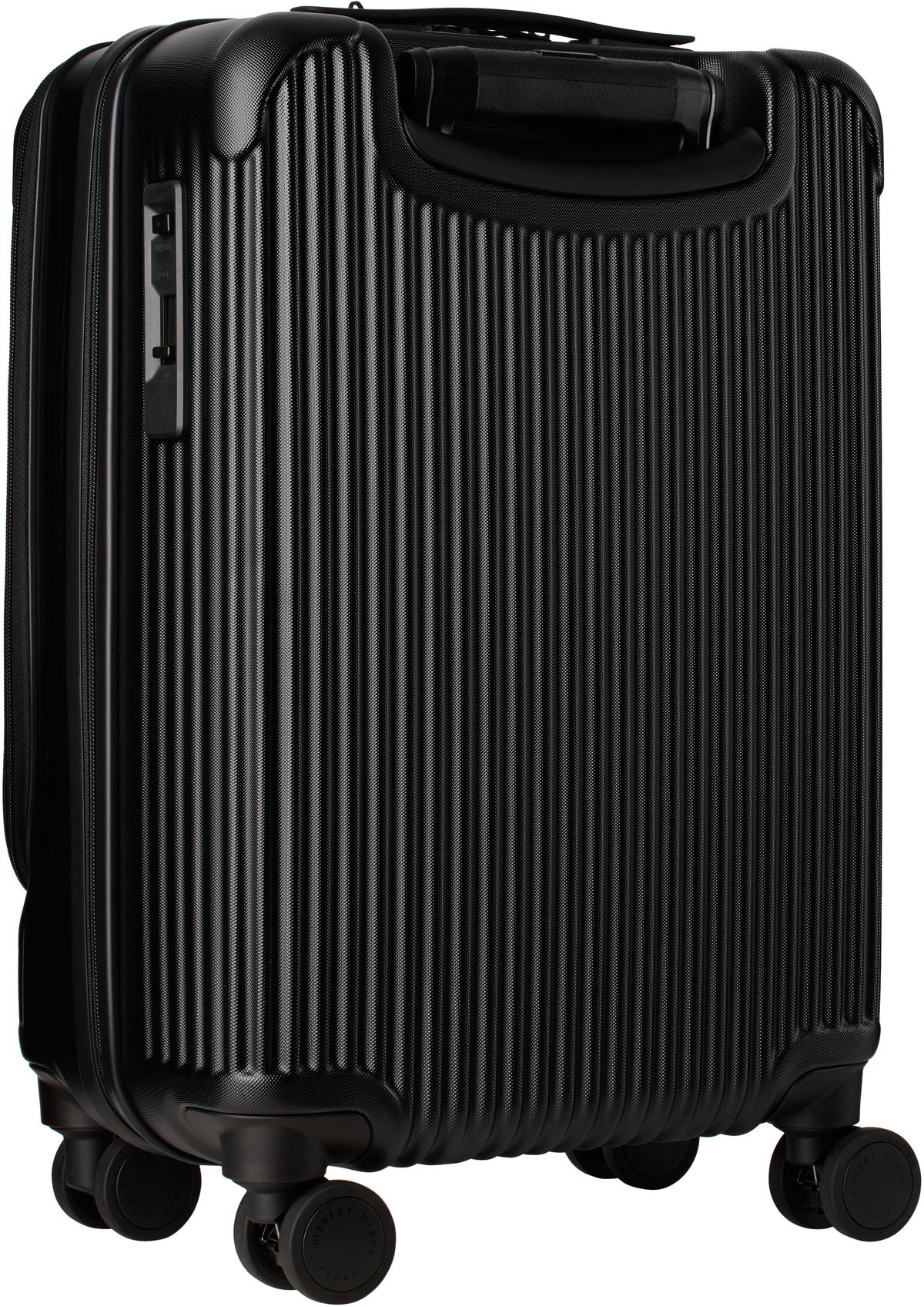 master-piece Black Trolley Suitcase