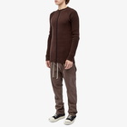 Rick Owens Men's Crew Knit in Black