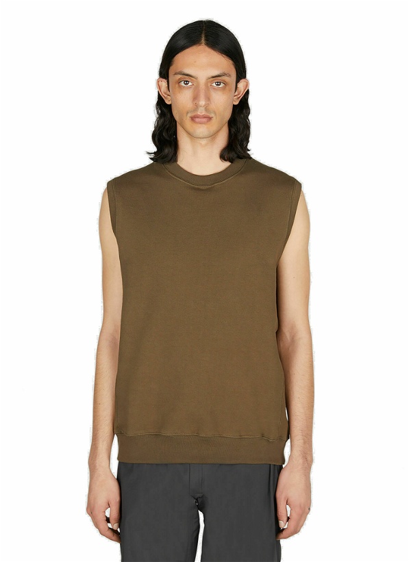 Photo: GR10K - Jersey Sleeveless Top in Brown