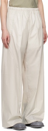 Gabriela Coll Garments Beige No.287 Technical Flap Pocket Trousers
