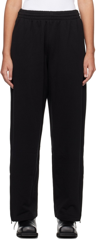 Photo: WARDROBE.NYC Black Hailey Bieber Edition HB Lounge Pants