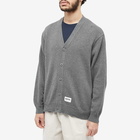 Neighborhood Men's Plain Knit Cardigan in Grey