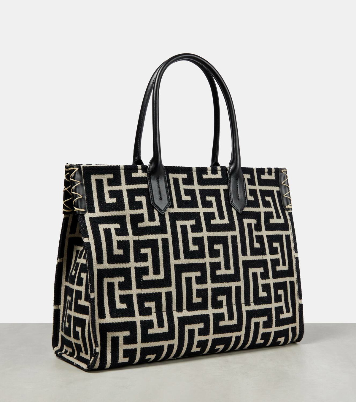 Balmain B-Army 42 jacquard tote bag