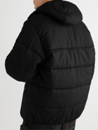 Monitaly - Padded Quilted Shell Parka - Black