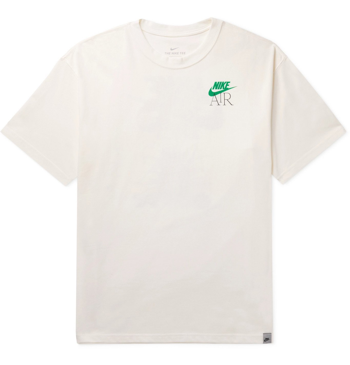 Max Logo-Print Recycled Cotton-Blend T-Shirt - Neutrals Nike