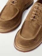 Officine Creative - Boss 001 Suede Derby Shoes - Brown