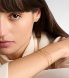 Repossi Letters 18kt rose gold bracelet with diamonds