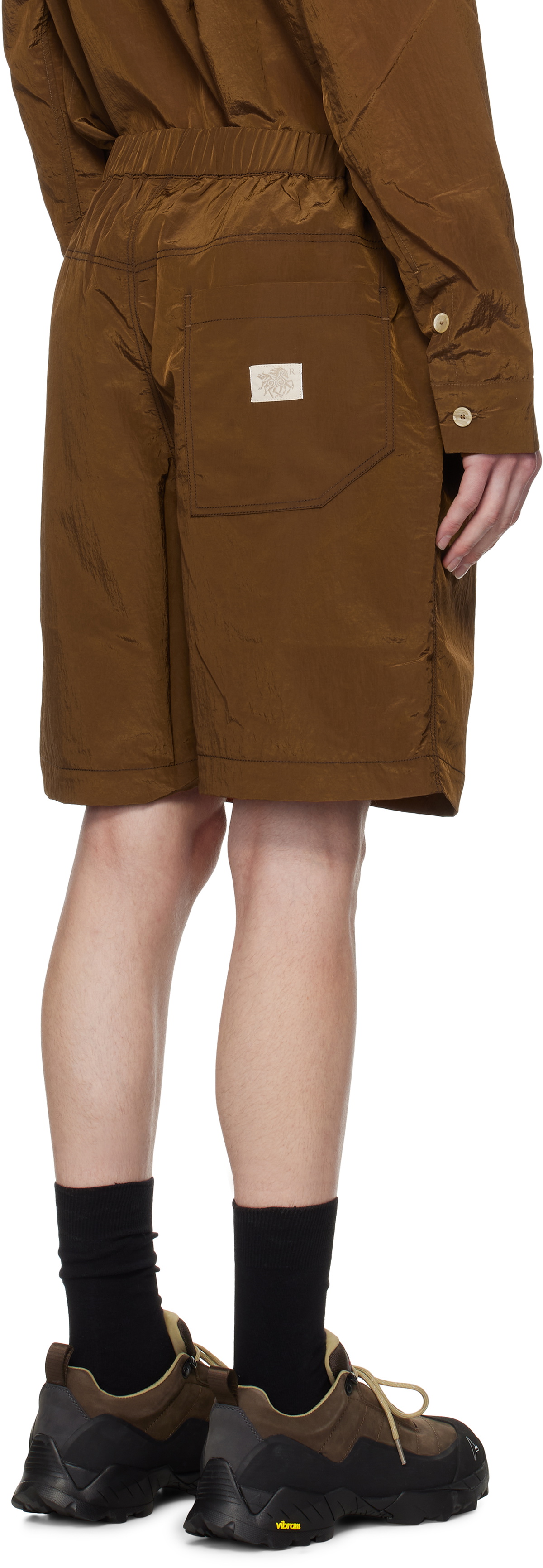 RANRA Brown Stroller Shorts