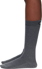 Coperni Gray Knit Socks