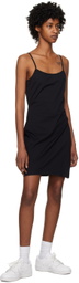 Sunspel Black Soft Minidress