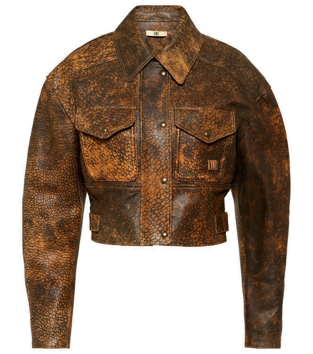 Photo: KNWLS Distressed leather jacket