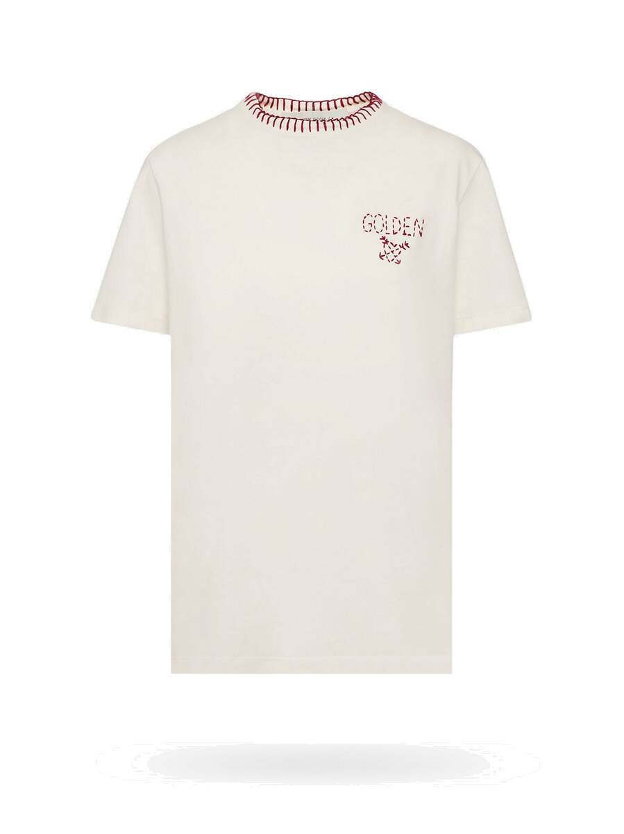 Golden Goose Deluxe Brand T Shirt Beige Womens Golden Goose