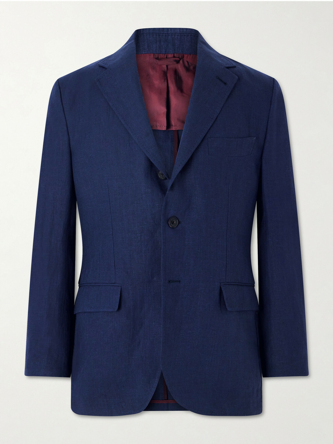 Rubinacci - Linen Suit Jacket - Blue