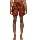 Vilebrequin Orange Comporta Mahina Swim Shorts