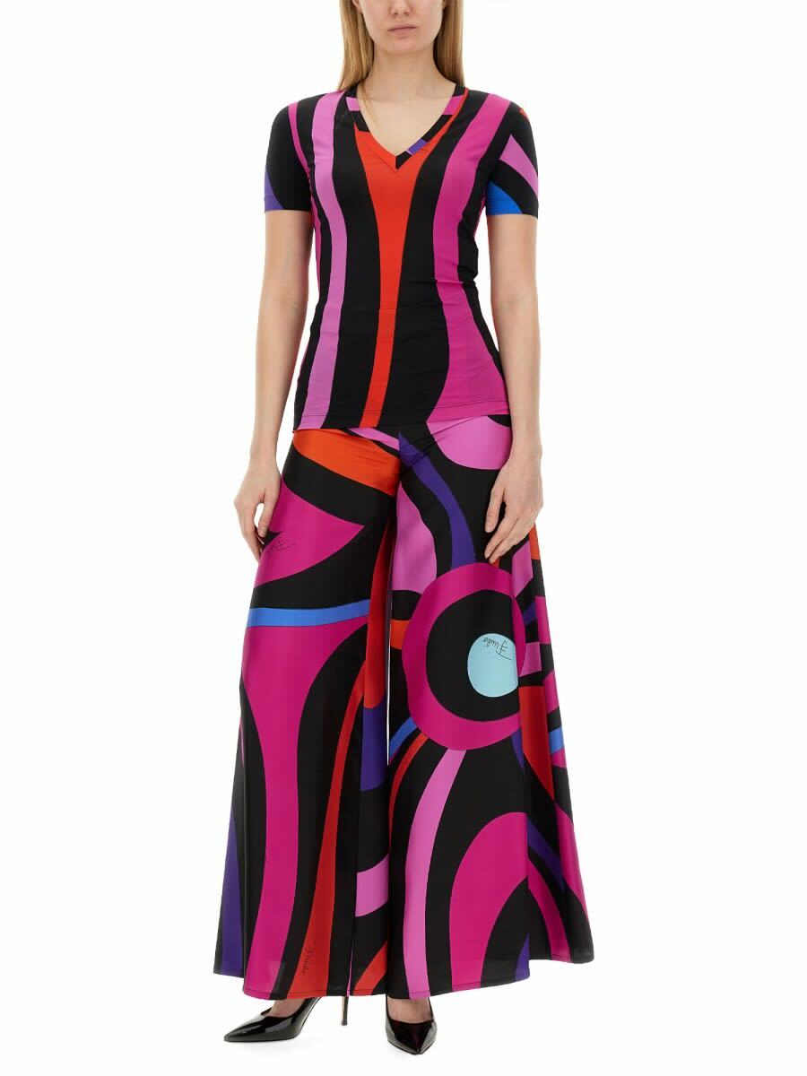 Pucci Marble Print T-shirt Emilio Pucci
