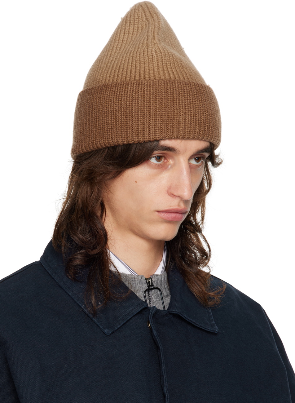 JW Anderson Brown Gradient Beanie