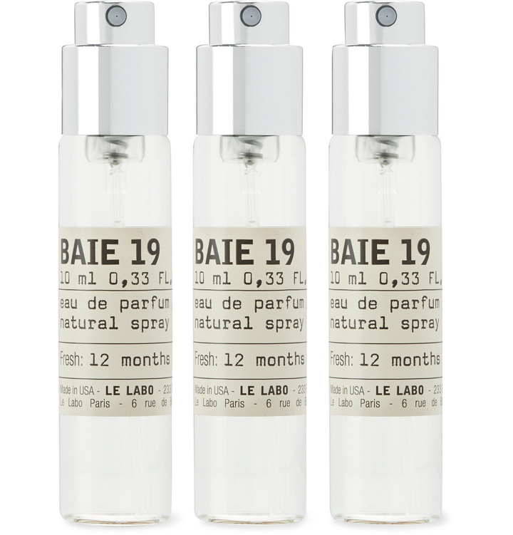 Photo: Le Labo - Baie 19 Eau De Parfum Travel Tube Refills, 3 x 10ml - Colorless