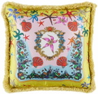 Versace Yellow 'Trésor De La Mer' Cushion