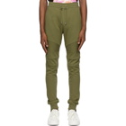 Balmain Green Flocked Logo Lounge Pants