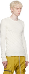 Rick Owens Off-White Double Long Sleeve T-Shirt