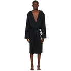 Boss Black Identity Hooded Robe