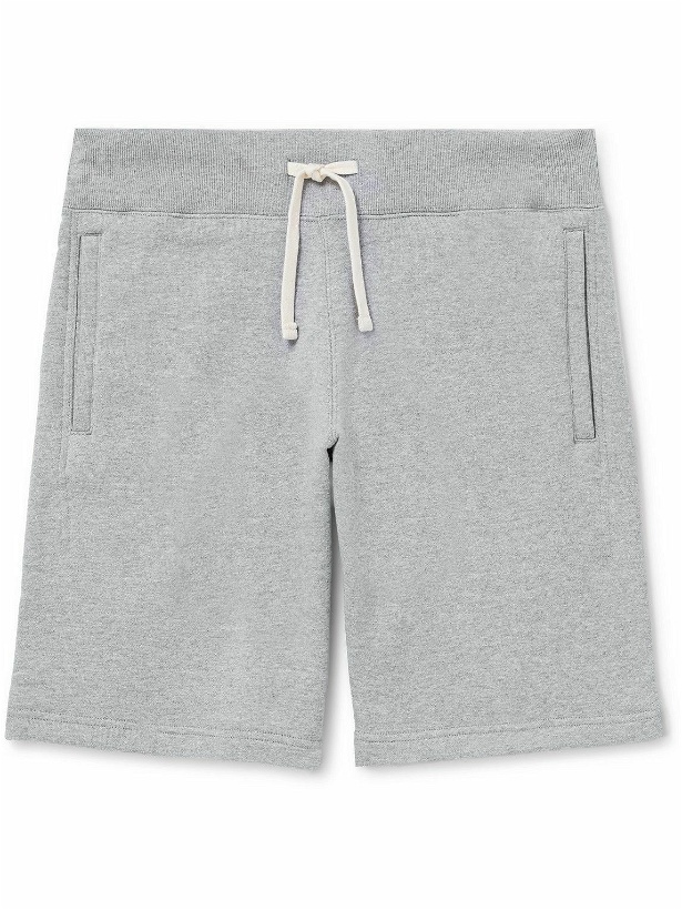 Photo: Beams Plus - Straight-Leg Cotton-Jersey Drawstring Shorts - Gray