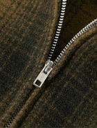 Randy's Garments - Station Corduroy-Trimmed Wool-Blend Jacket - Brown