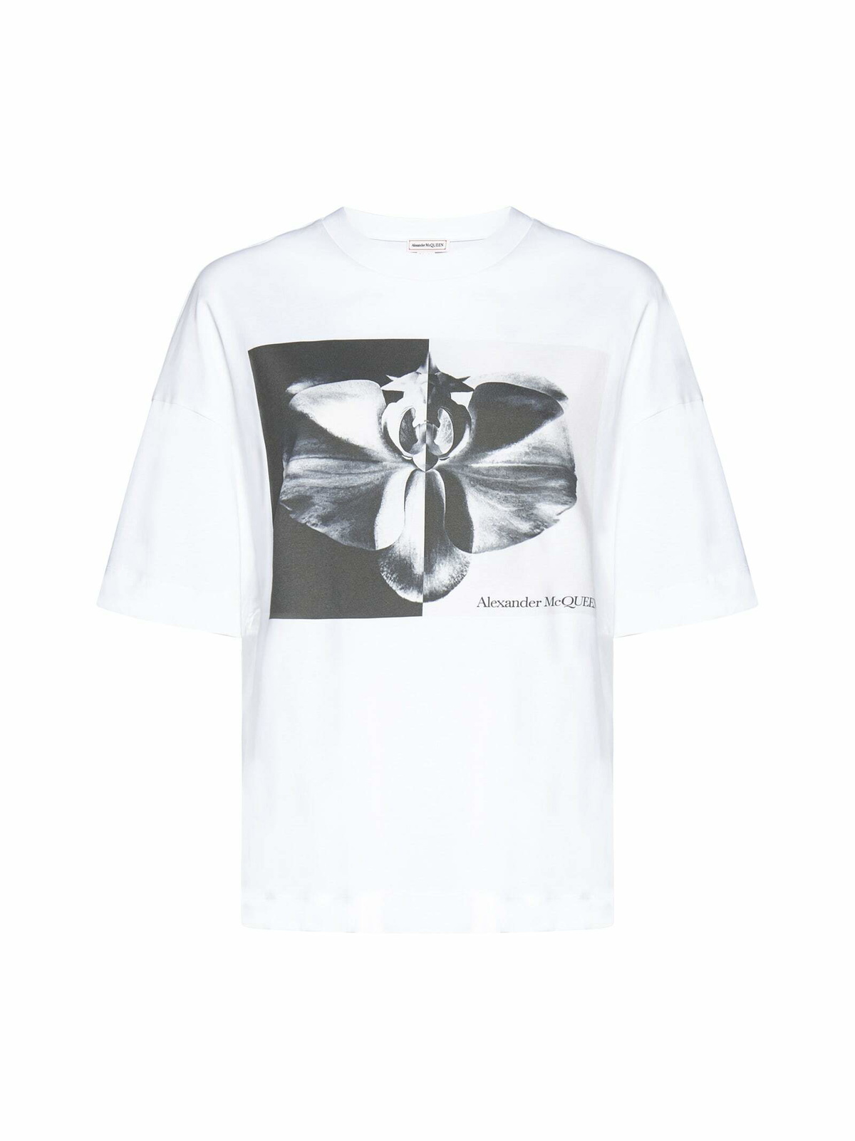 Alexander McQueen White Deconstructed Peplum T-Shirt