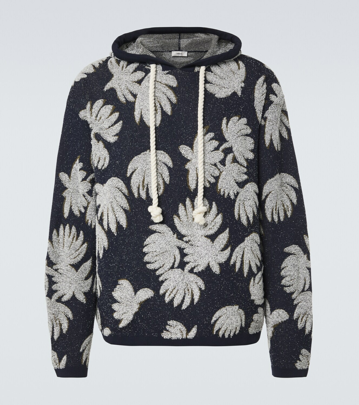 Commas Jacquard terry hoodie