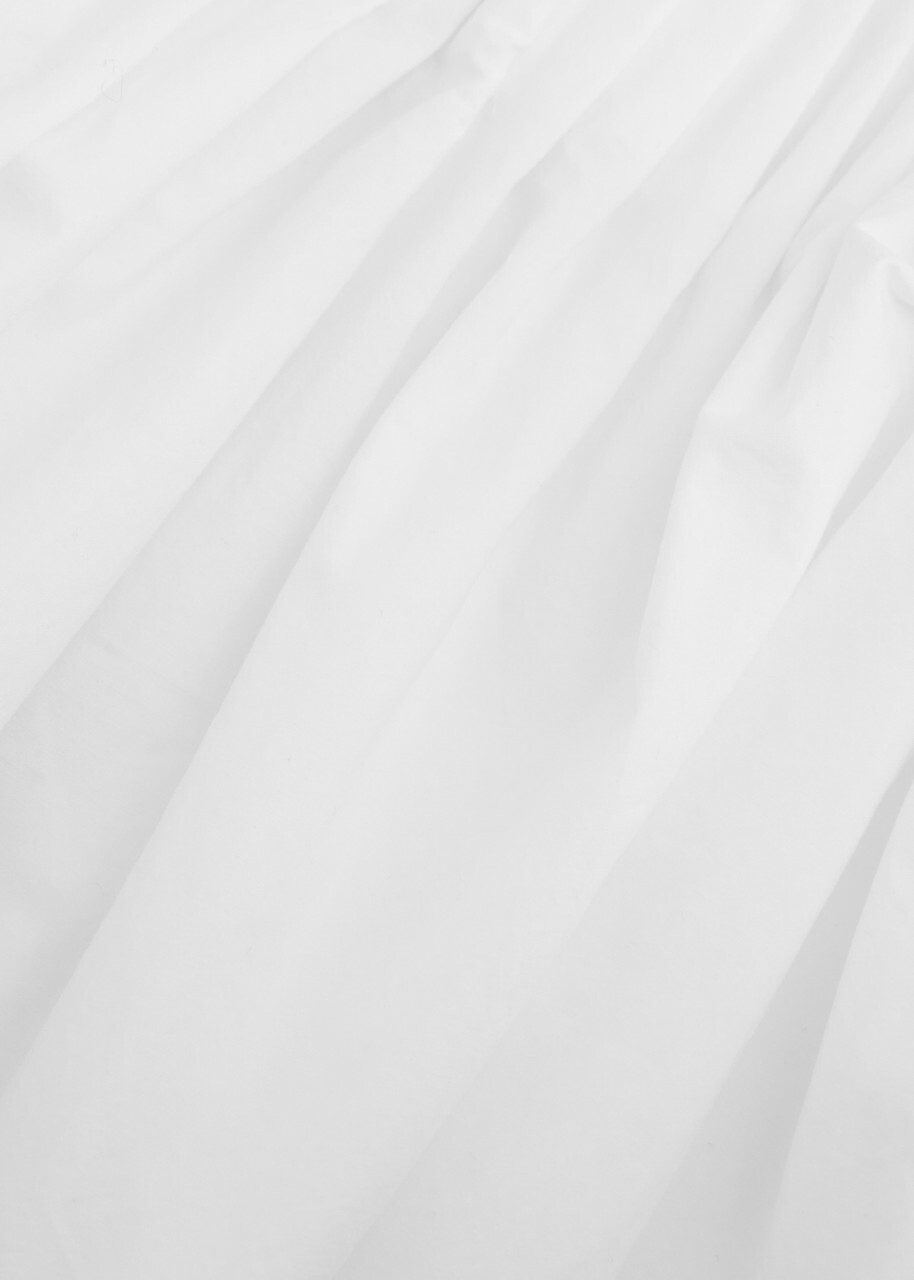 Bec & Bridge Aluca Pintuck Cotton-poplin Maxi Dress White
