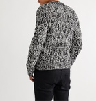 SAINT LAURENT - Textured-Wool Sweater - Black