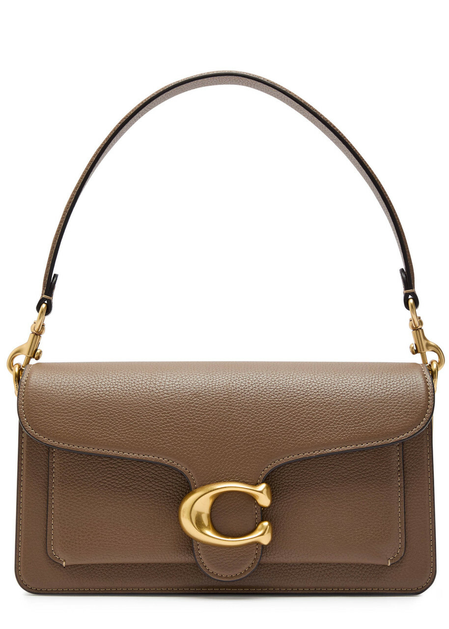 Coach Tabby 26 Grained Leather Shoulder bag - Taupe - One Size